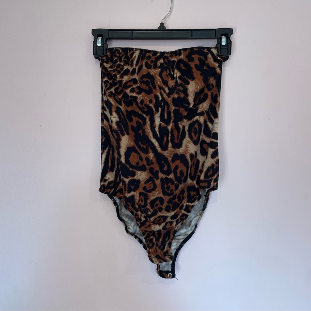 Cheetah print body suit